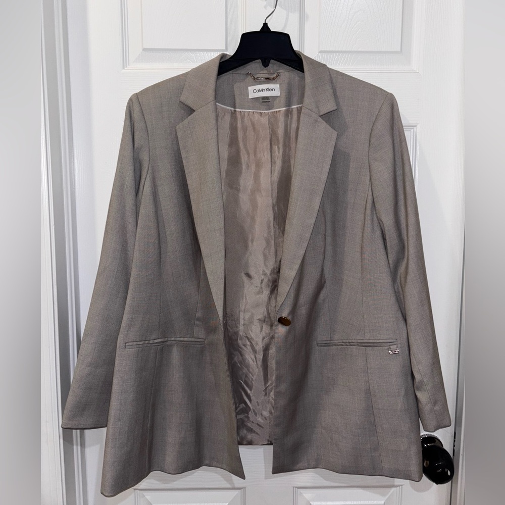 BEAUTIFUL Calvin Klein PLUS BLAZER 22W - Picture 6 of 10